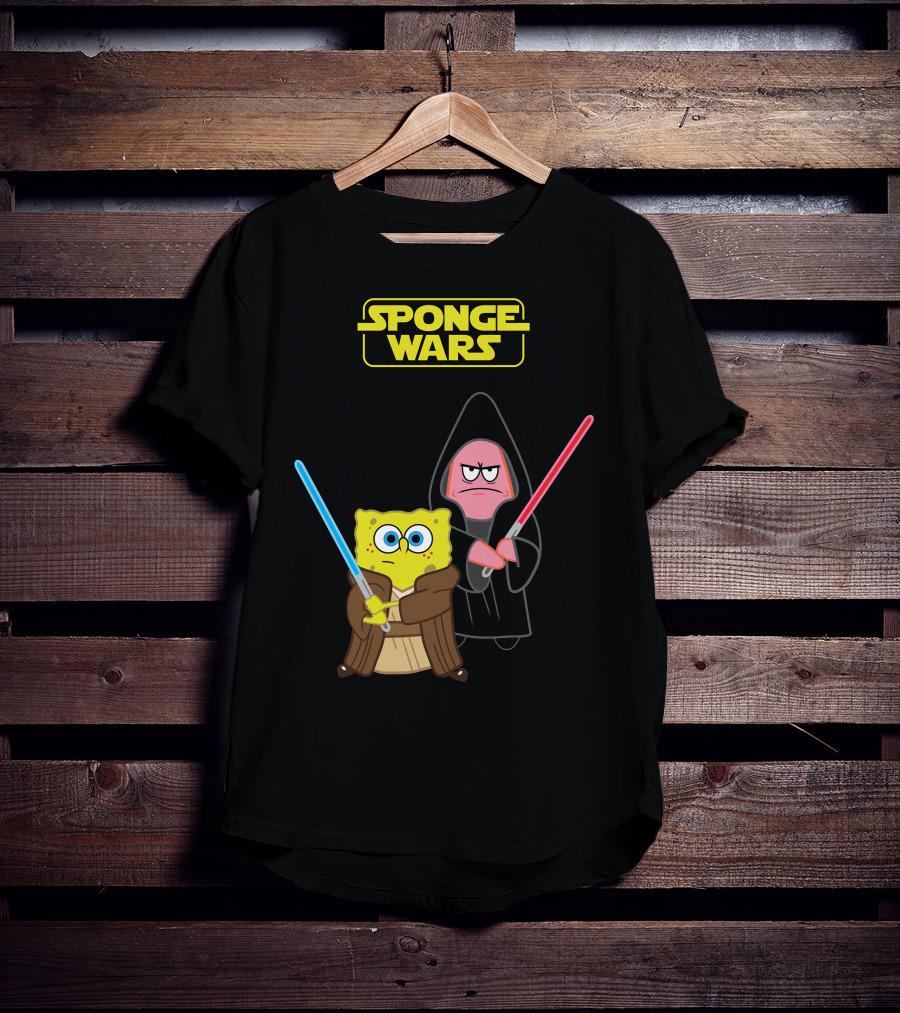 SpongeBob SquarePants Patrick Star Sponge Wars T-Shirt