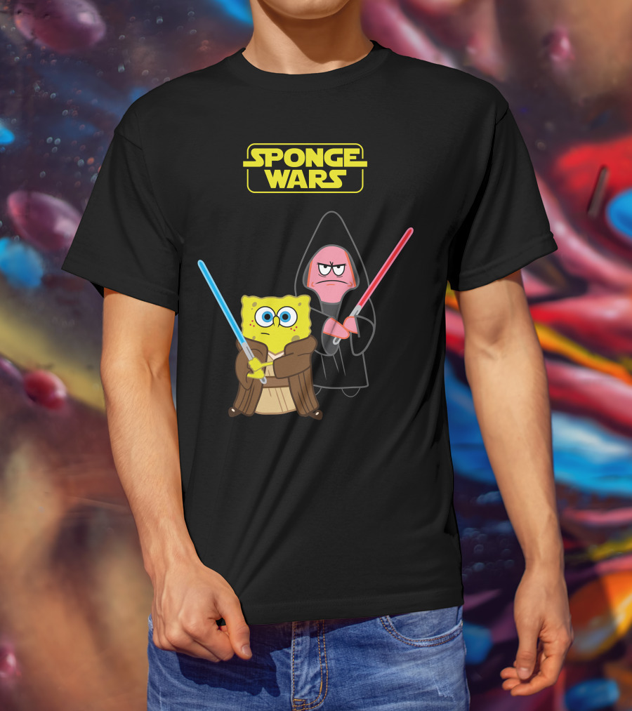 SpongeBob SquarePants Patrick Star Sponge Wars T-Shirt