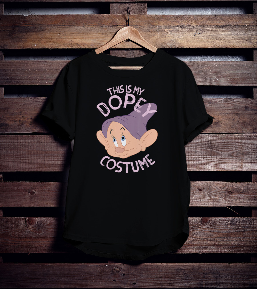 Snow White Disney This Is My Dopey Costume T-Shirt