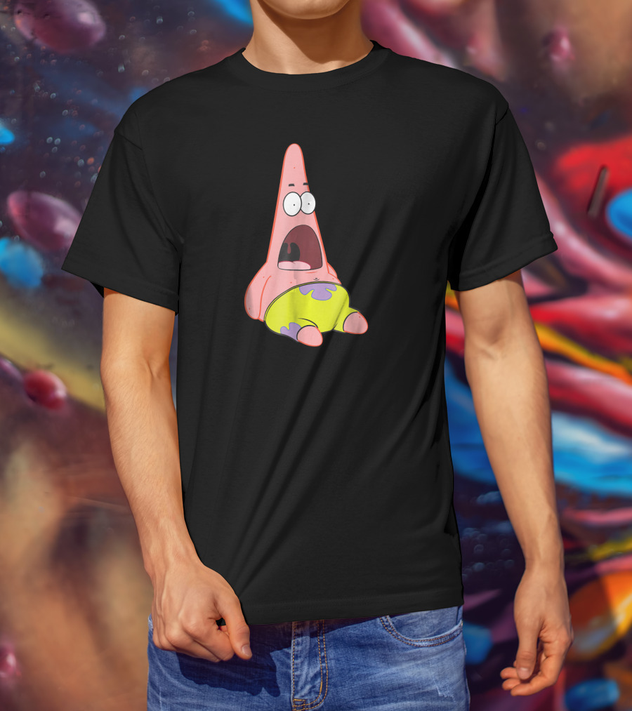 SpongeBob SquarePants Patrick Star Surprise Reaction T-Shirt