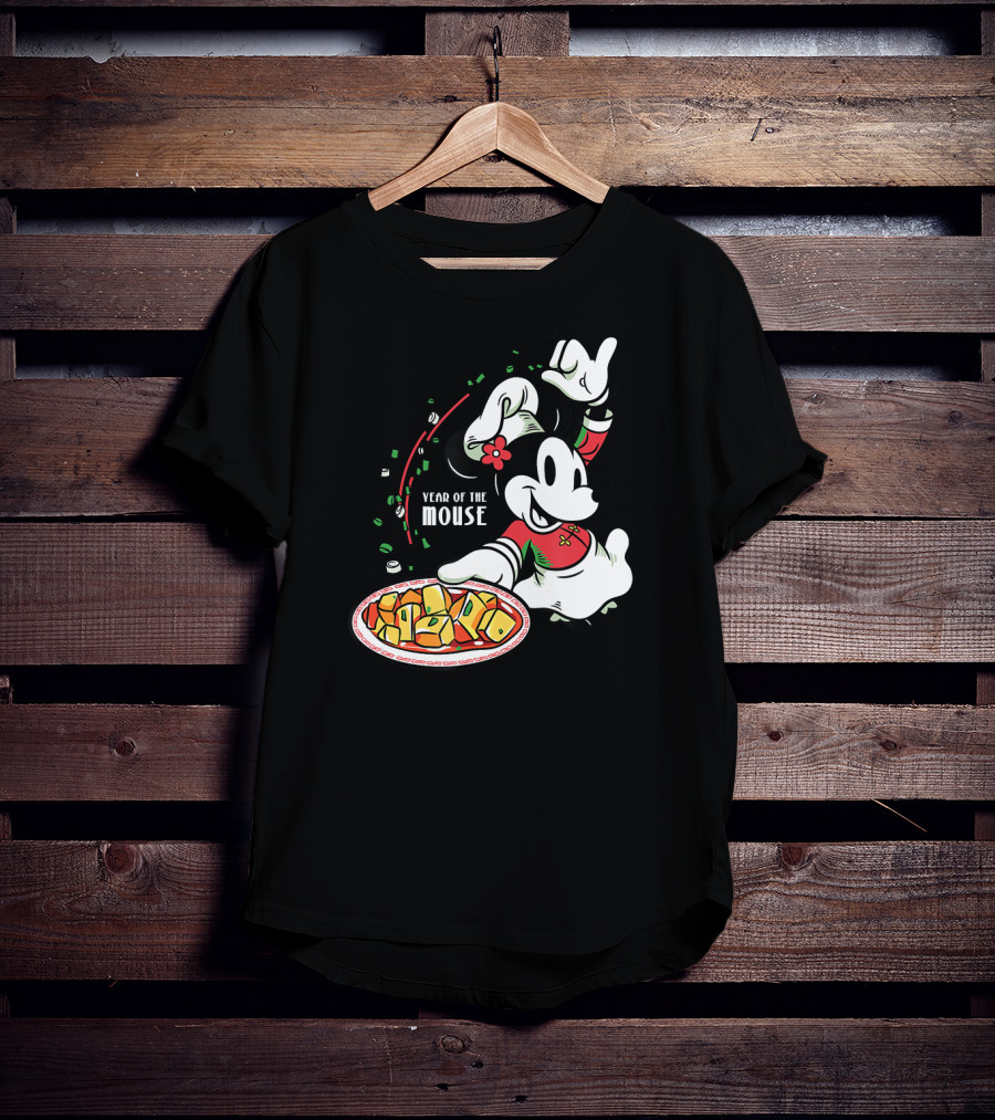 Minnie Mouse Chef Minnie Year Of The Mouse Chinese New Year Year Of The Mouse T-Shirt