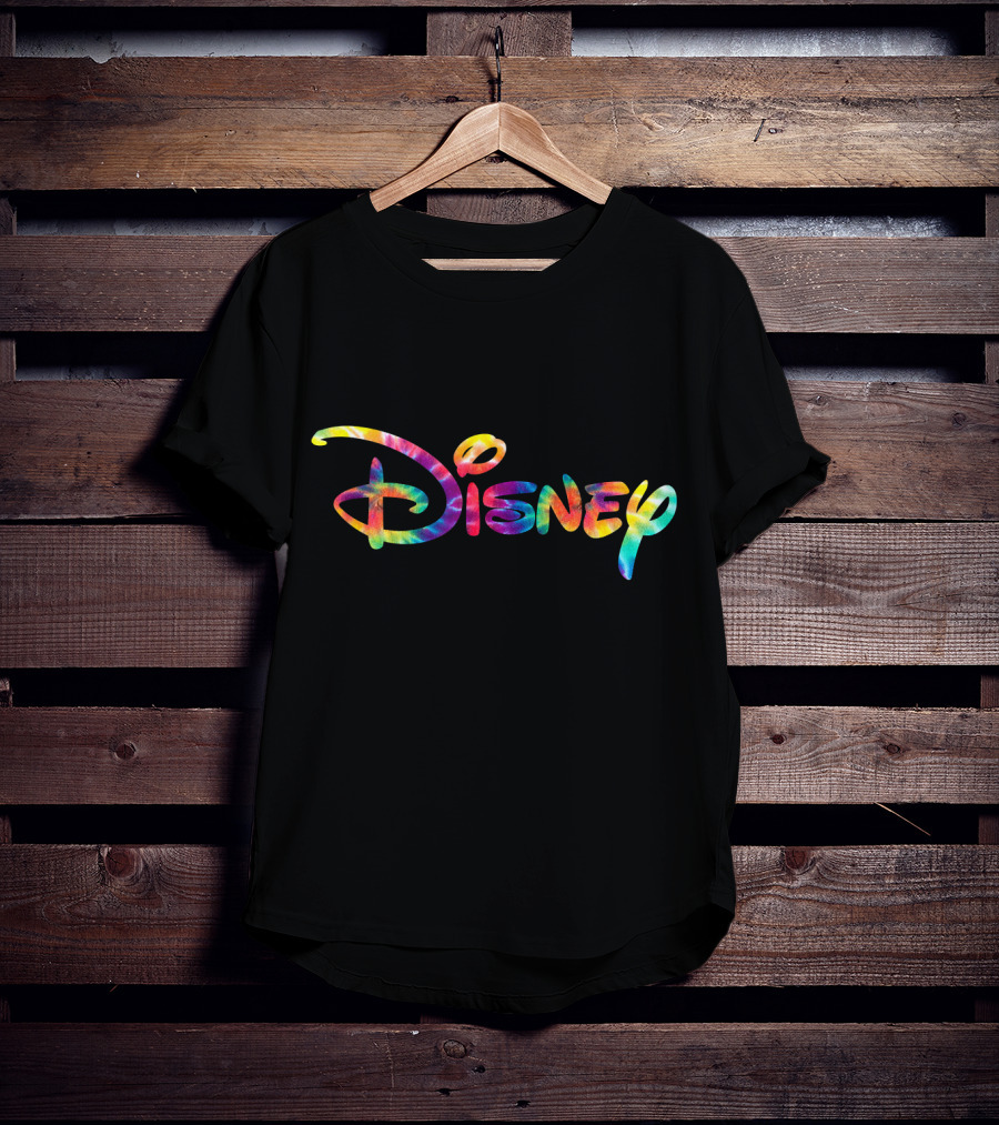 Disney Colorful Rainbow Tie Dye T-Shirt