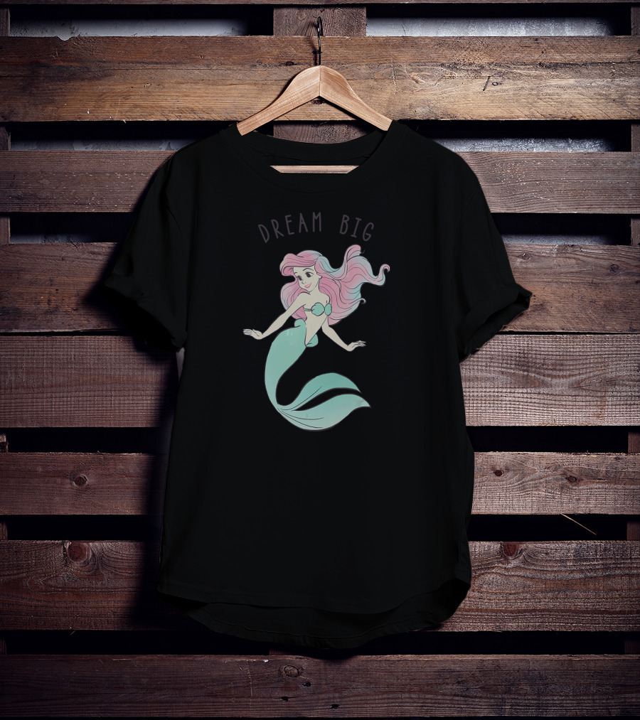 Disney The Little Mermaid Ariel Dream Big Mermaid T-Shirt