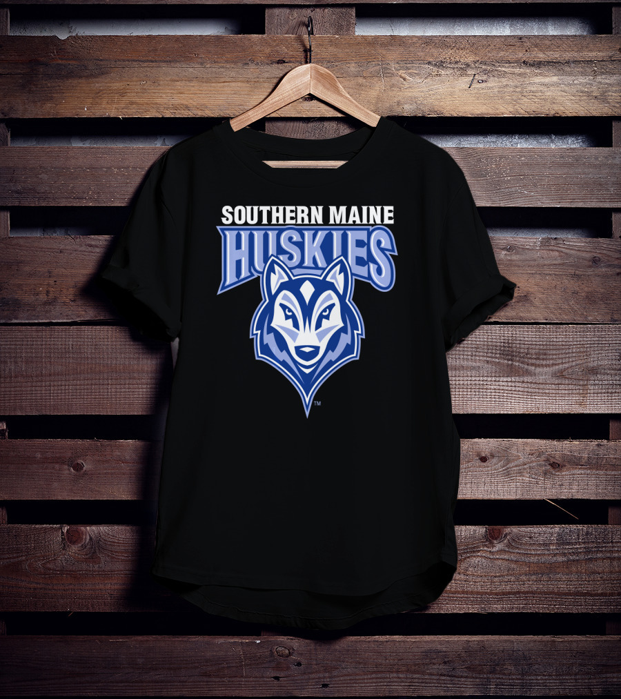 Southern Maine Huskies Logo NCAA University T-Shirt