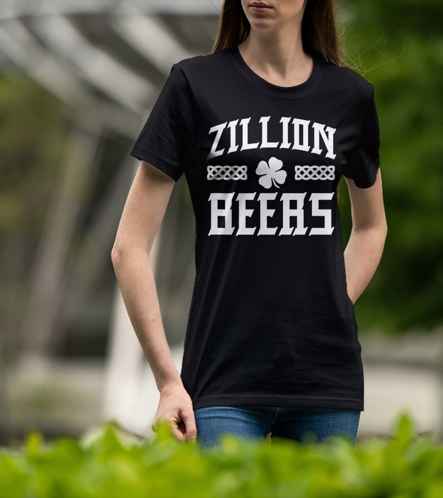 Zillion Beers St Patrick's Day Clover Celtic Knot T-Shirt