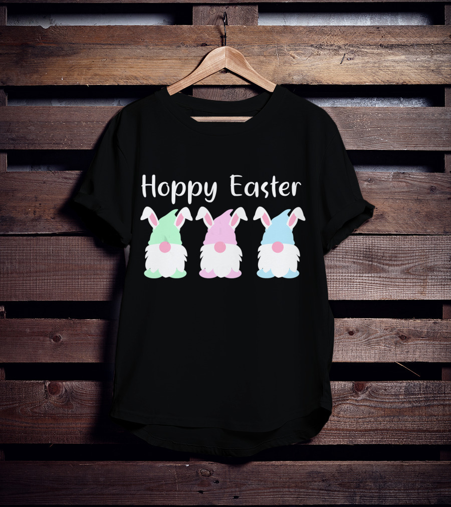 Hoppy Easter Bunny Gnome Trio T-Shirt