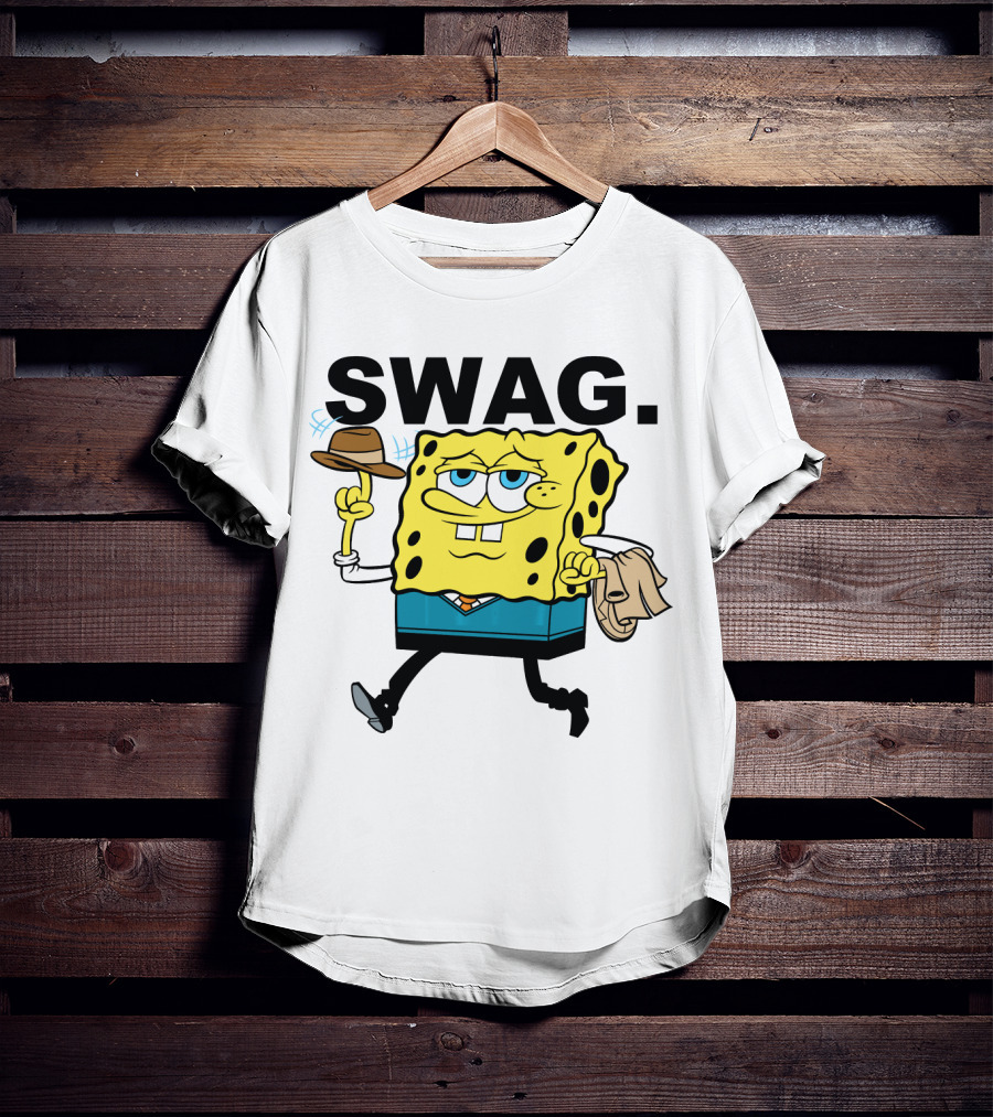 SpongeBob SquarePants Swag Fedora T-Shirt