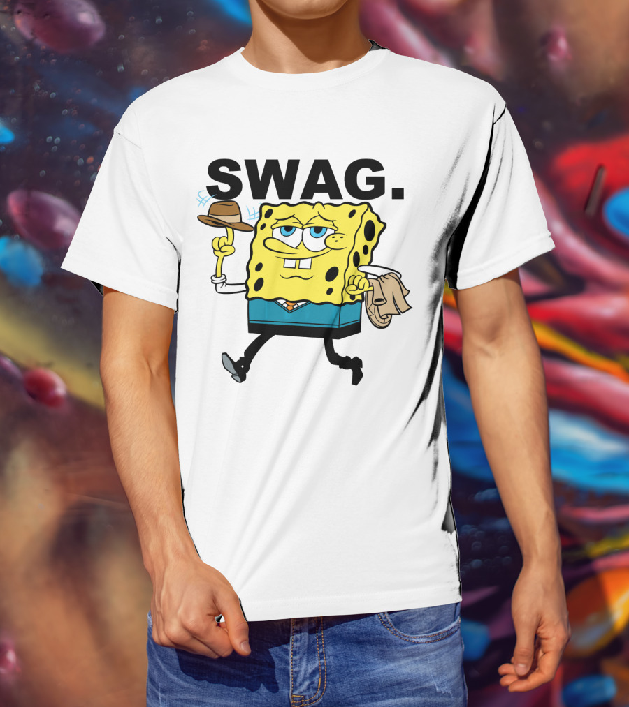 SpongeBob SquarePants Swag Fedora T-Shirt