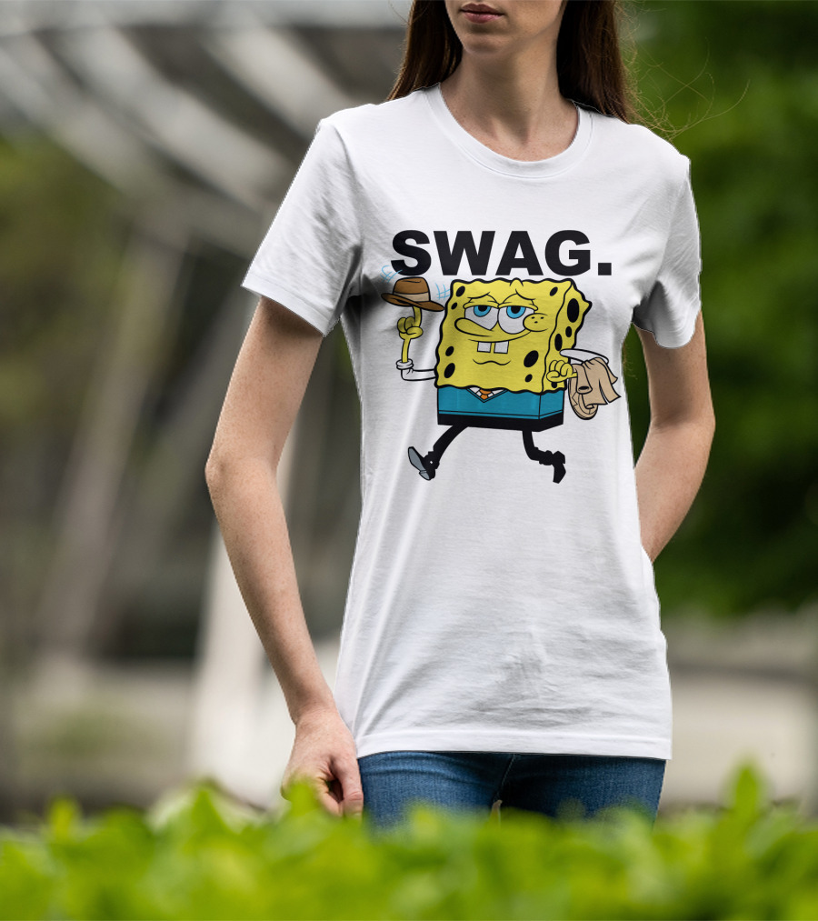 SpongeBob SquarePants Swag Fedora T-Shirt