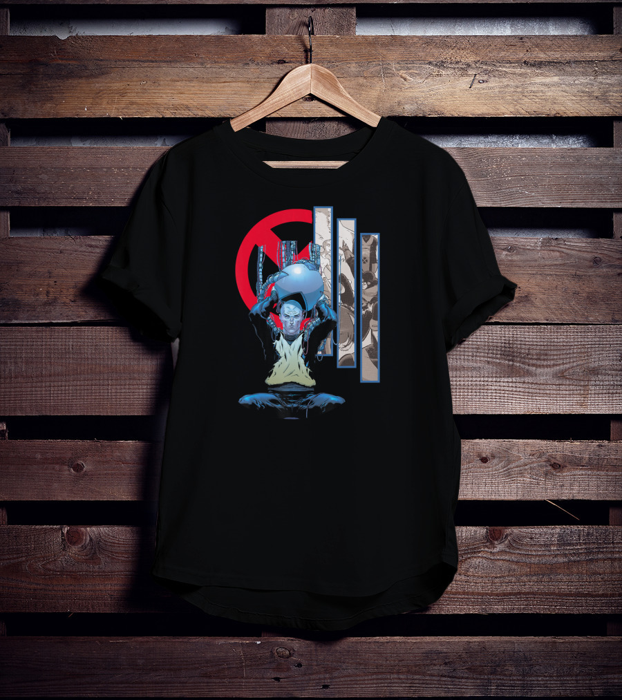 Marvel X Men Professor X Charles Xavier Iconic Cerebro X-Men T-Shirt