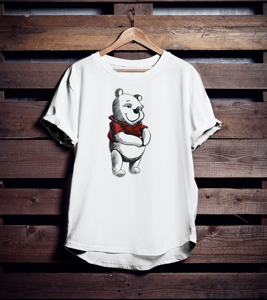 Winnie The Pooh Disney Sketch Character T-Shirt
