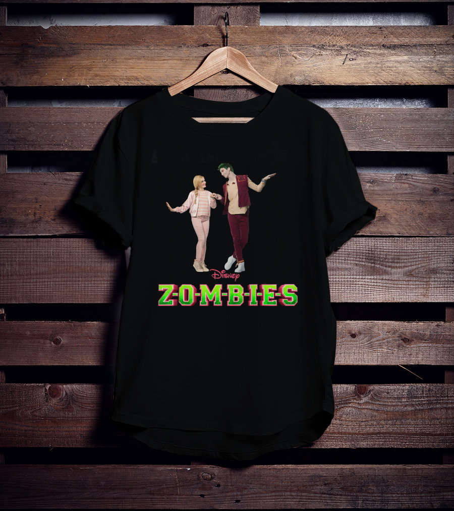 Disney Zombies A Girl And A Zombie T-Shirt