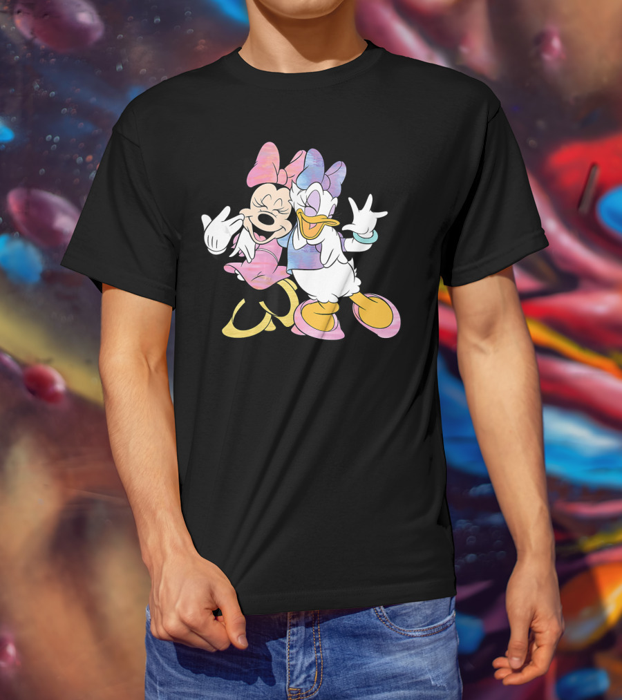 Disney Minnie Mouse And Daisy Duck Pastel Best Friends T-Shirt