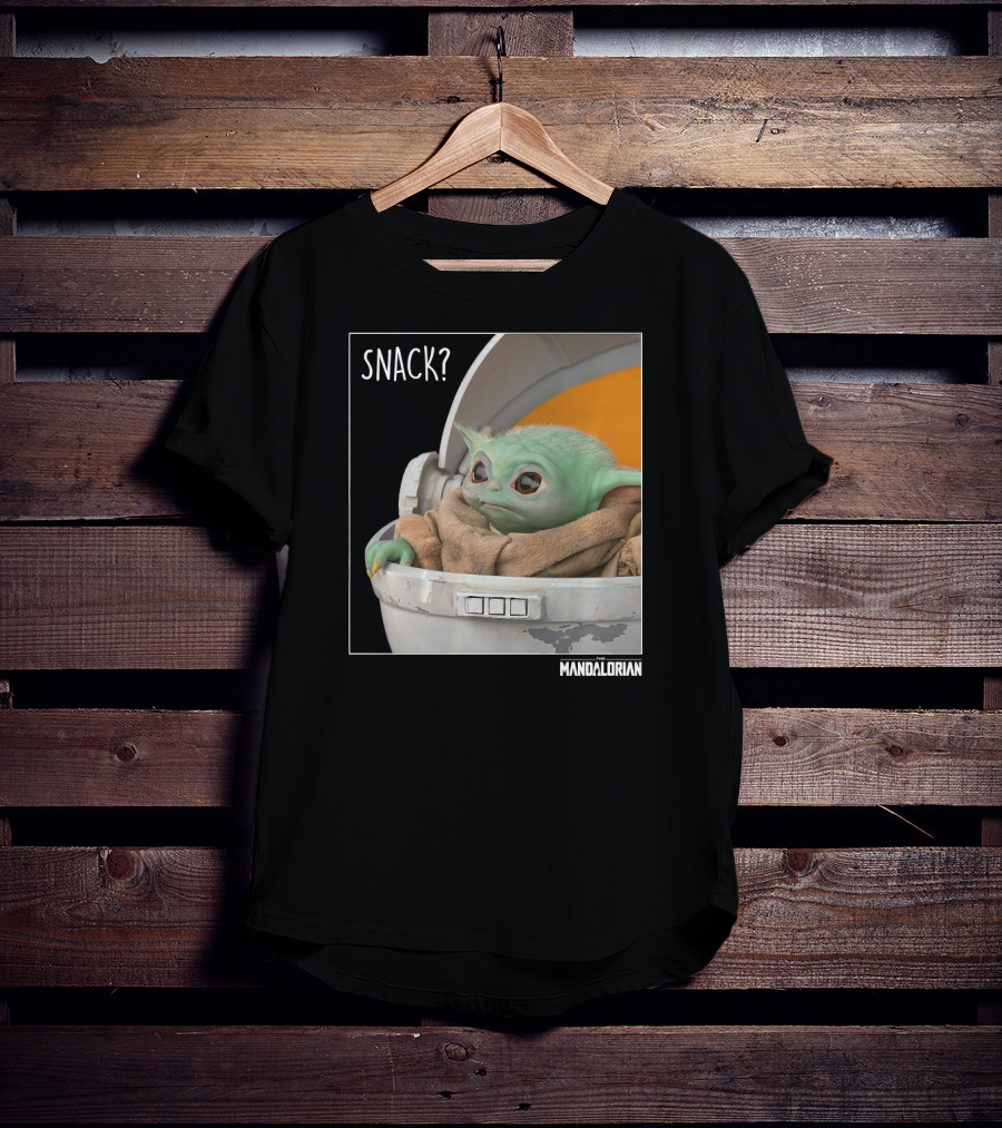 Star Wars The Mandalorian Snack Time The Child In Pod T-Shirt
