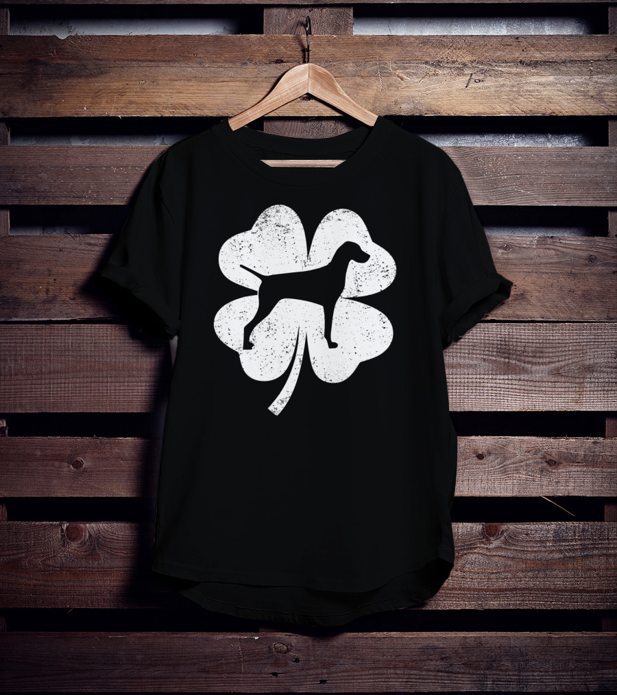 Leprechaun Shamrock Vizsla St Patrick's Day Dog Clover T-Shirt