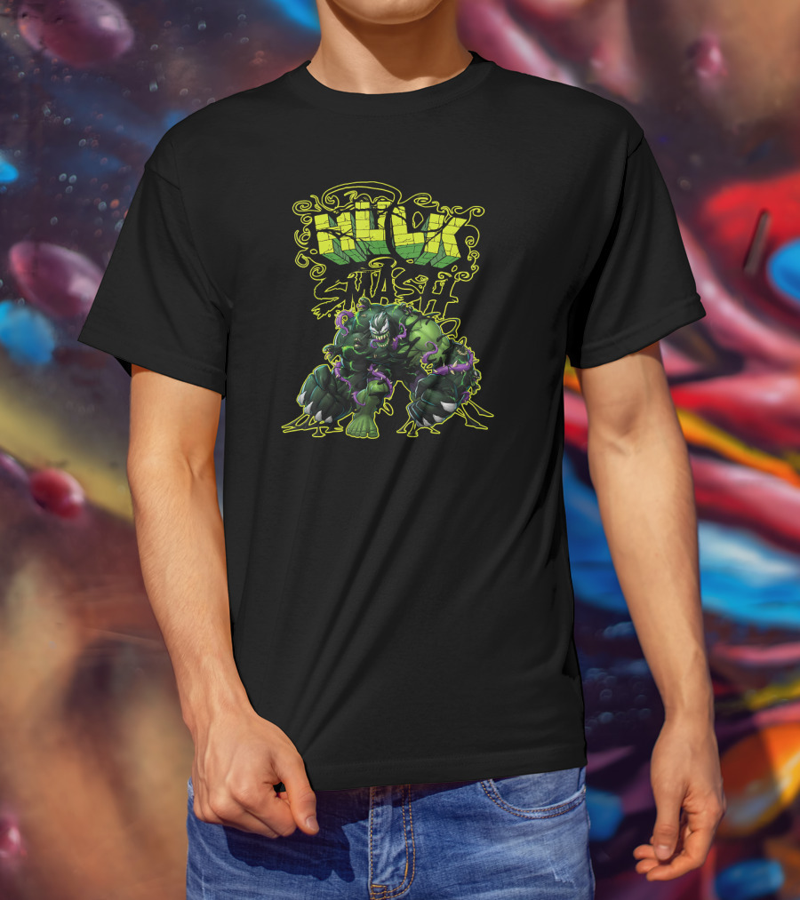 Marvel Spider Man Maximum Venom Hulk Smash Venomized Hulk T-Shirt