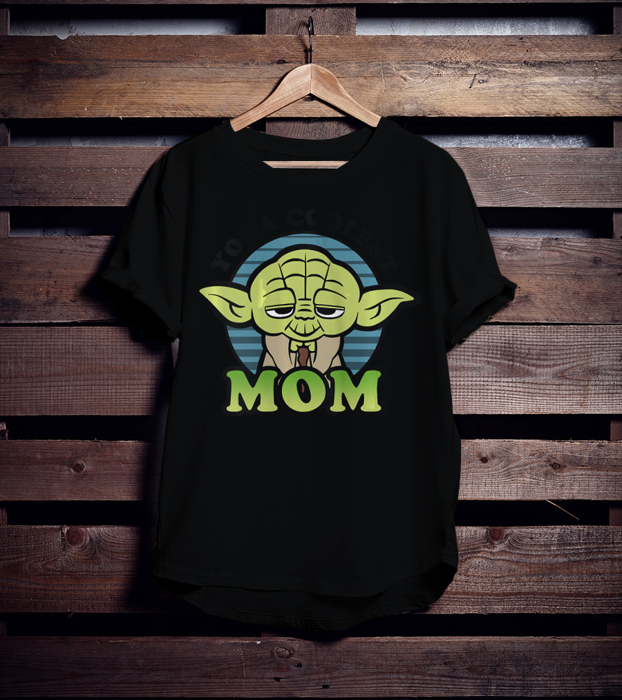 Yoda Coolest Mom Star Wars Cartoon T-Shirt