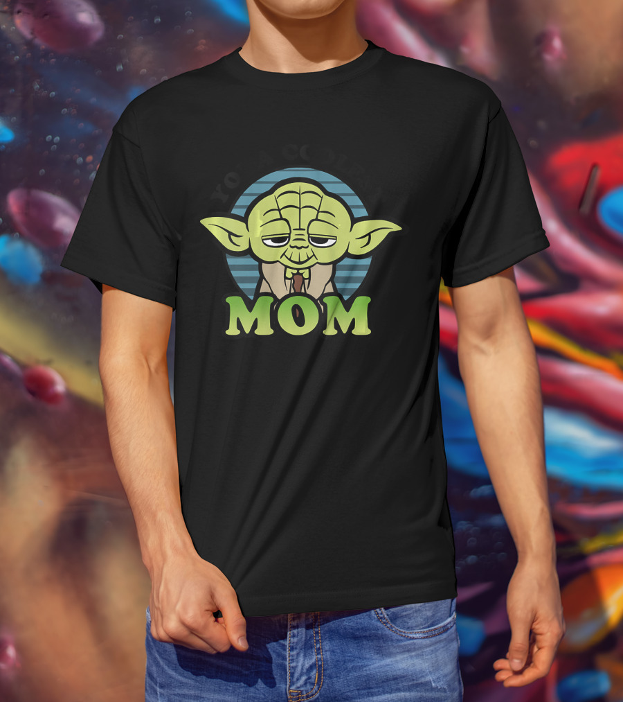 Yoda Coolest Mom Star Wars Cartoon T-Shirt