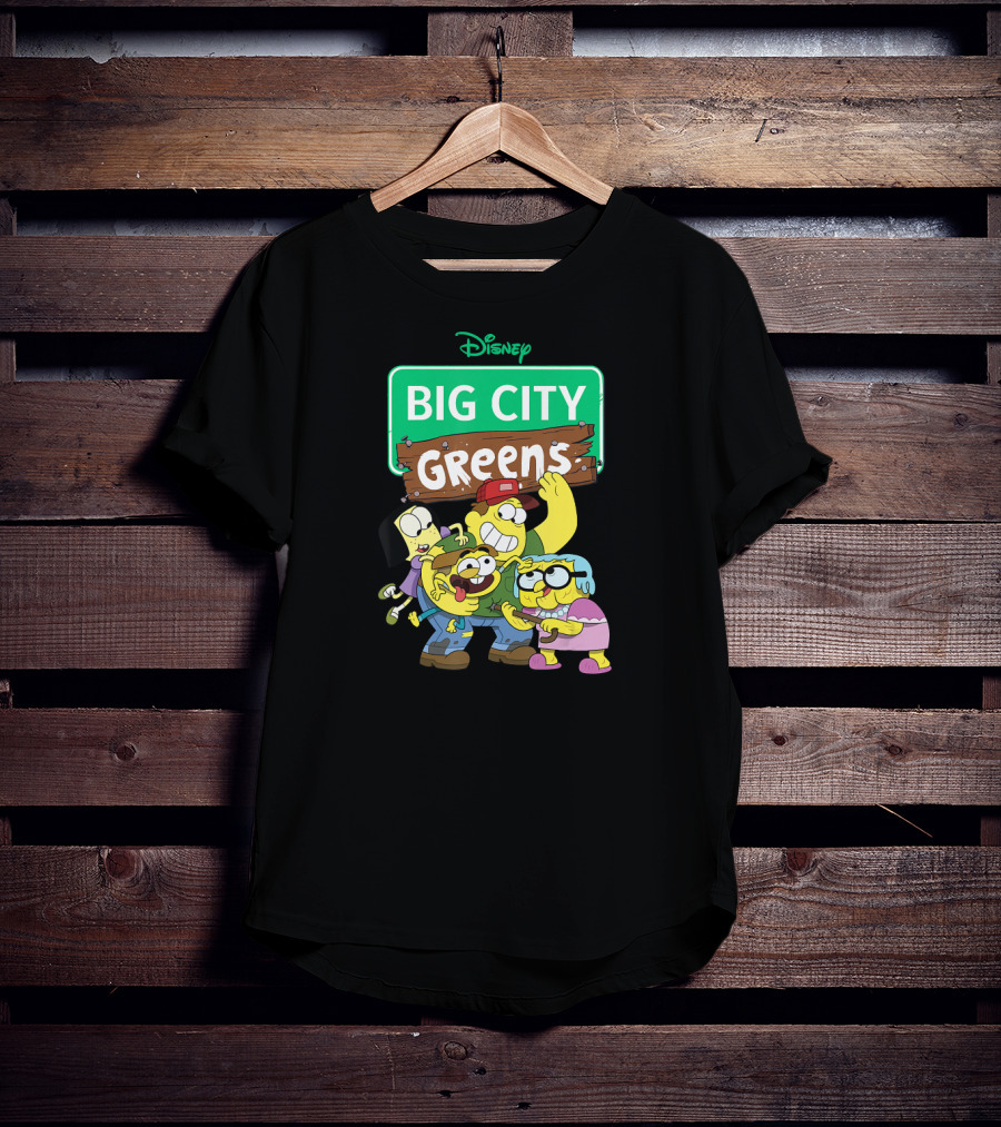 Disney Channel Big City Greens Characters Group Hug T-Shirt