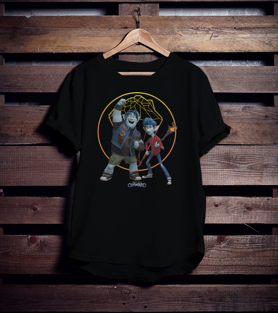 Disney PIXAR Onward Ian And Barley With Magic Gem Circle T-Shirt