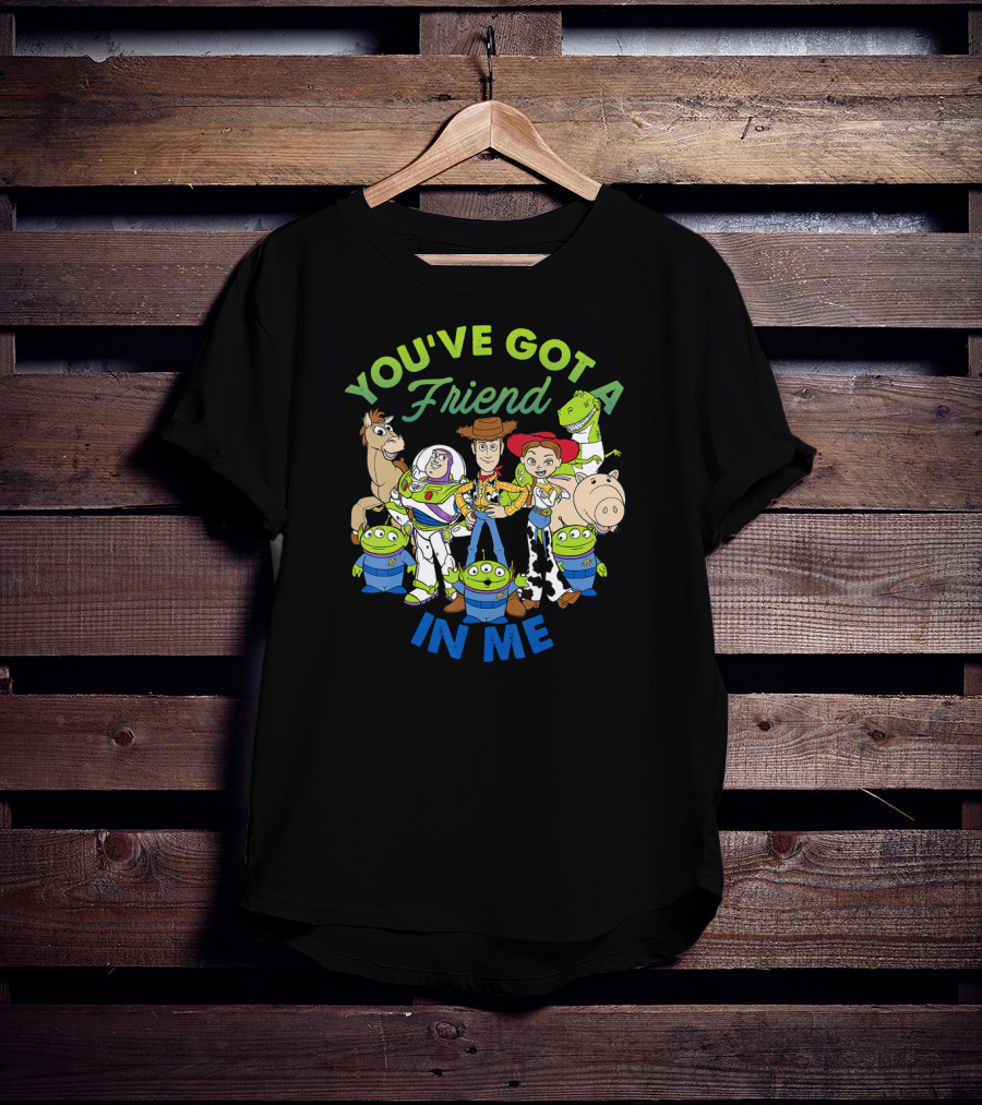 You've Got A Friend In Me Toy Story Cartoon Group Shot T-Shirt