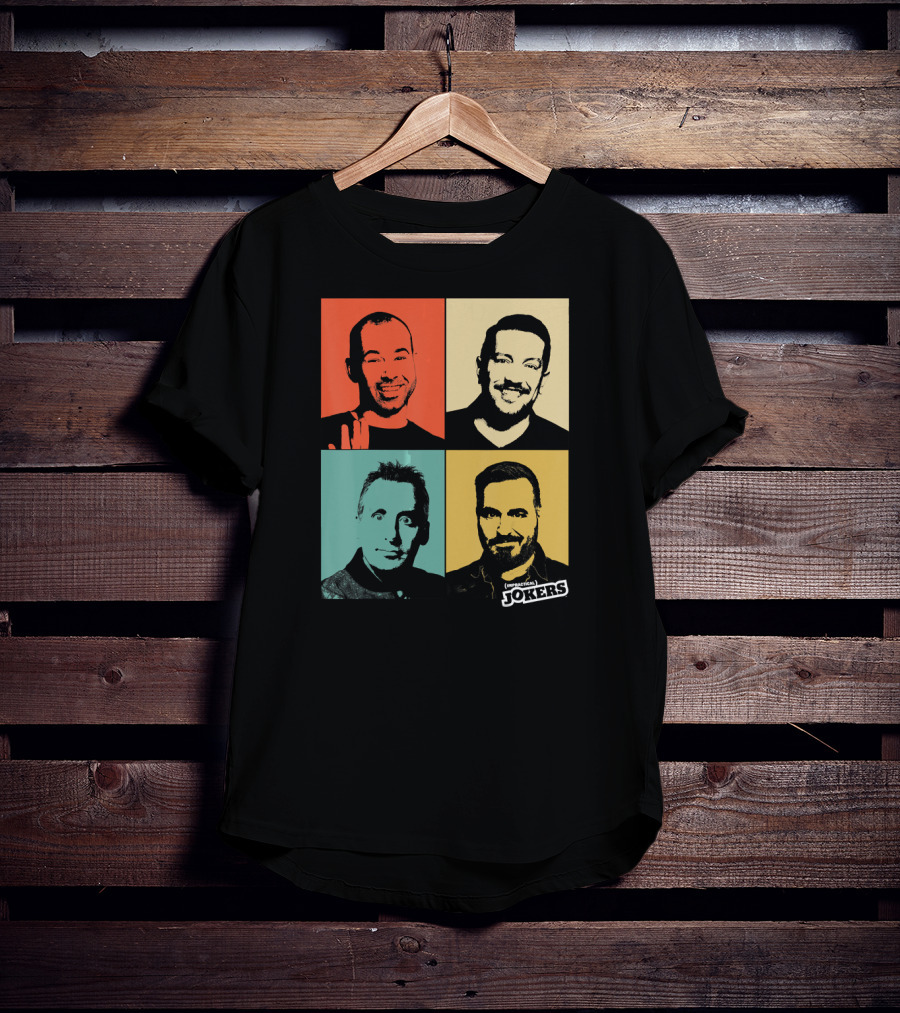 Impractical Jokers Colorful Pop Art Style Portraits T-Shirt
