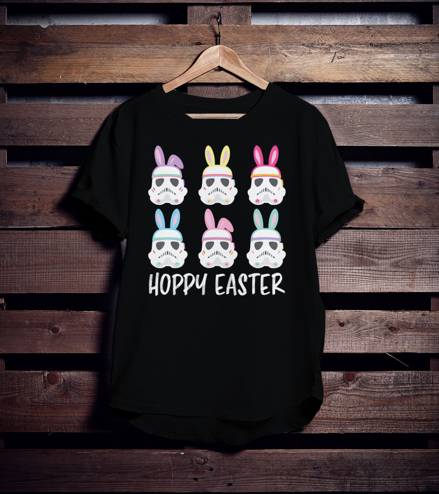 Hoppy Easter Storm Troopers With Bunny Ears T-Shirt
