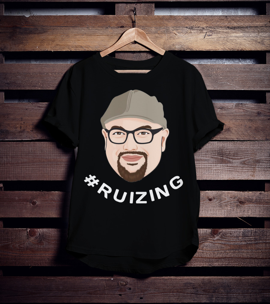 Ruizing Portrait Glasses Hat T-Shirt