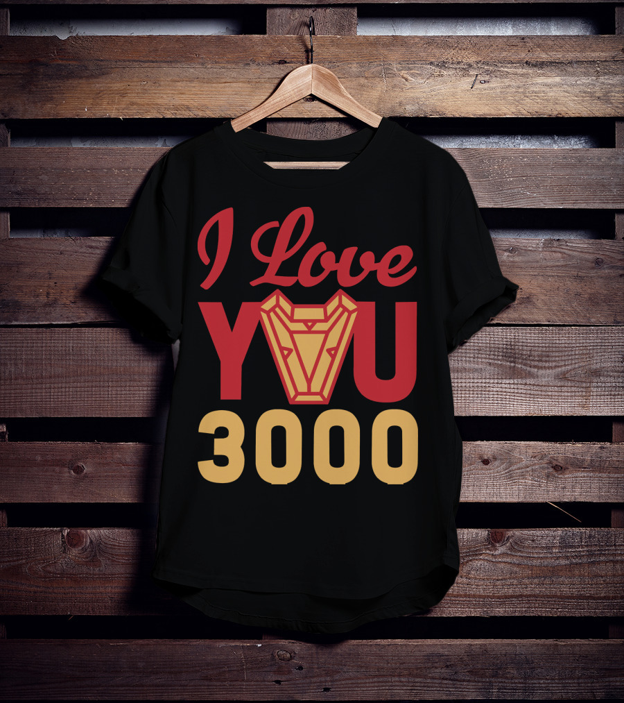 I Love You 3000 Marvel Arc Reactor T-Shirt