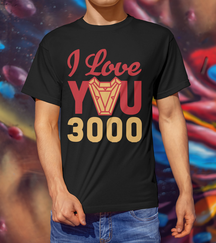 I Love You 3000 Marvel Arc Reactor T-Shirt