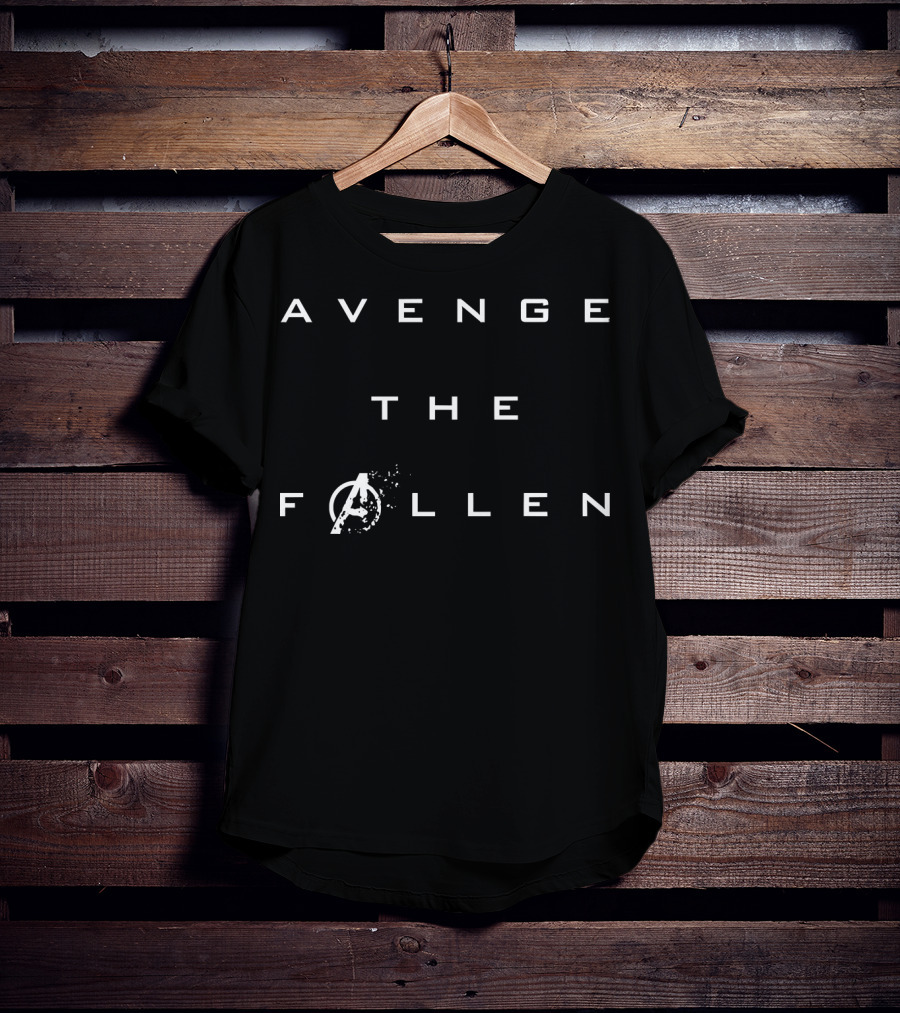 Marvel Avenge The Fallen Avengers Logo Infinity War Endgame T-Shirt