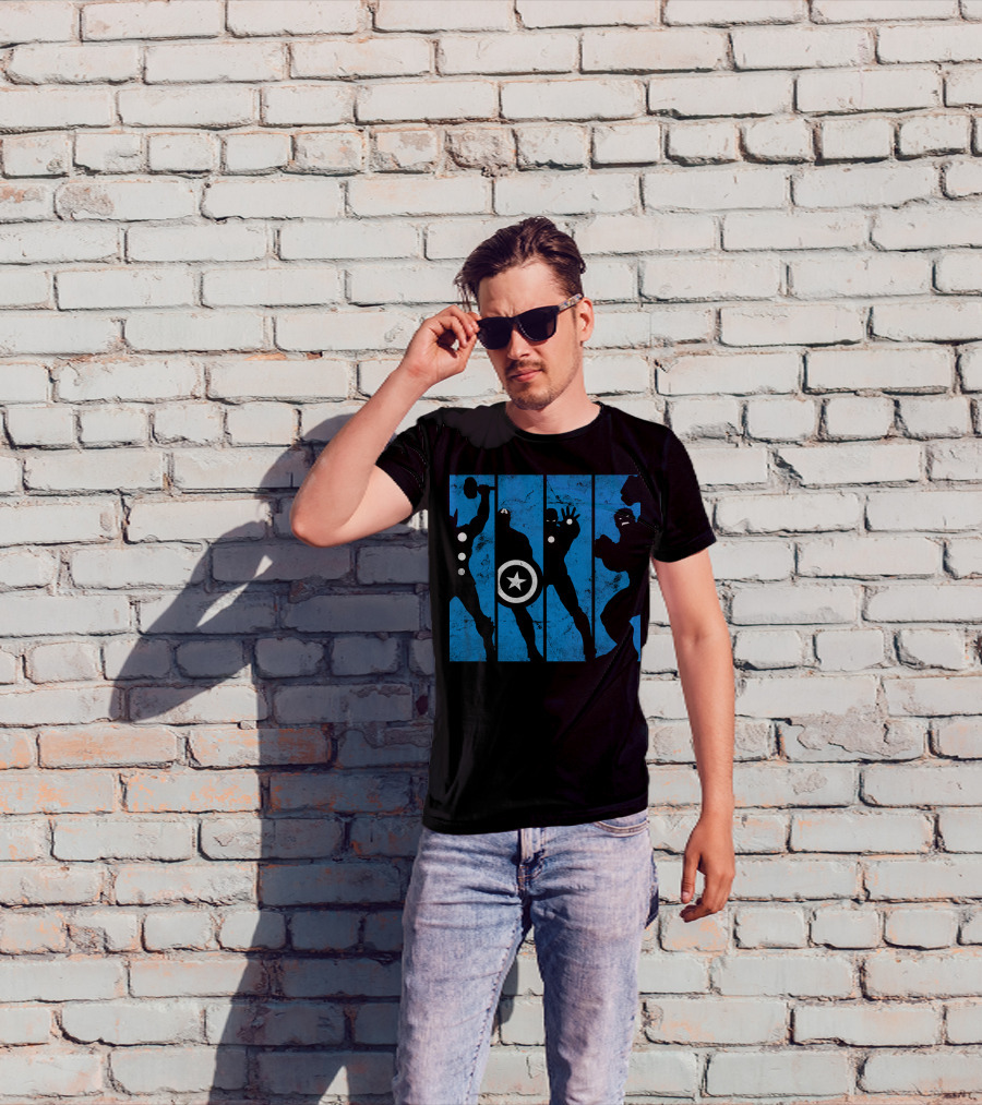 Marvel Avengers Iconic Hero Silhouettes T-Shirt