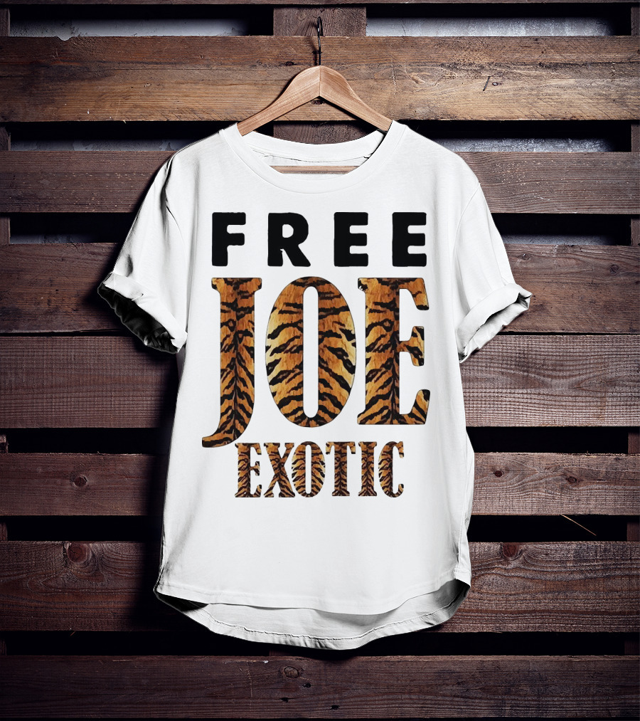 Free Joe Exotic Tiger Stripes T-Shirt