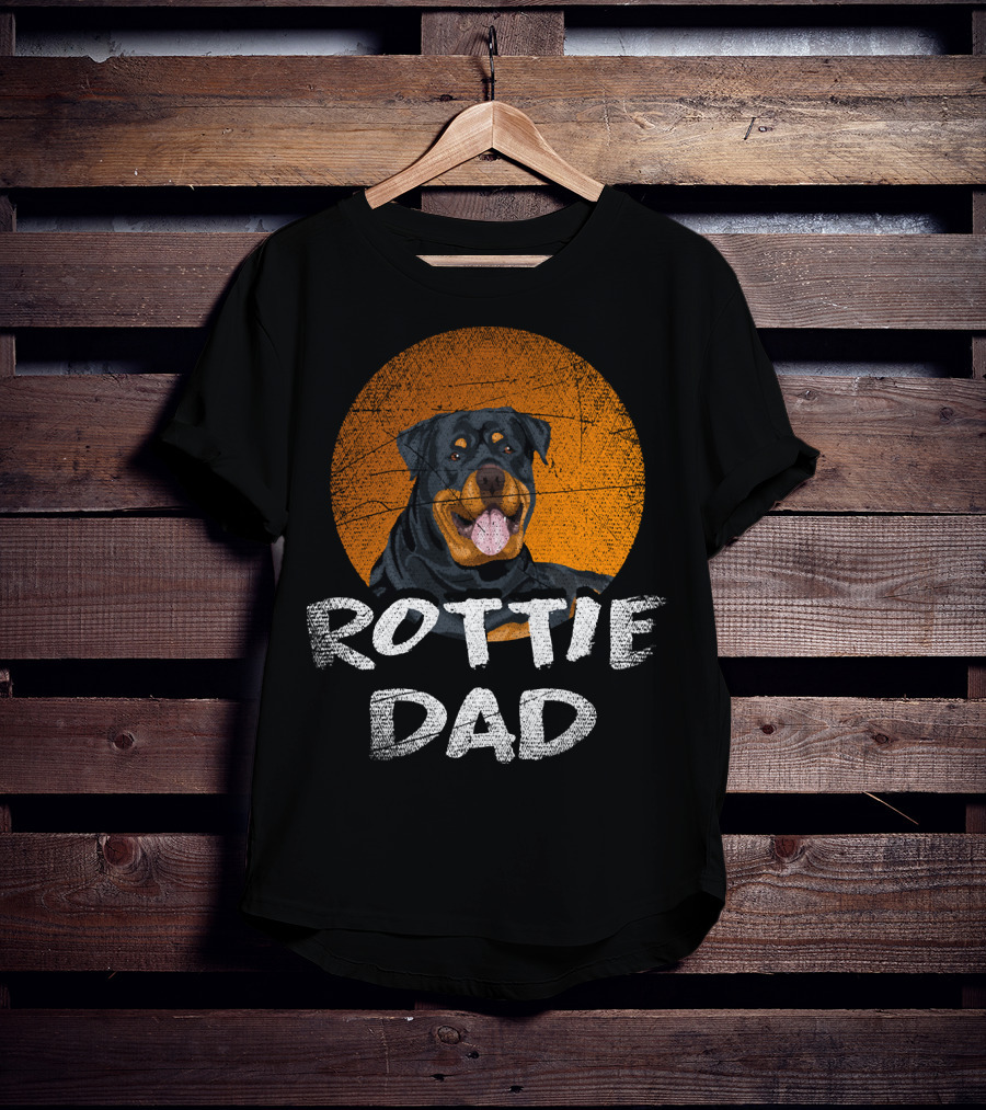 Rottie Dad Rottweiler Dog T-Shirt