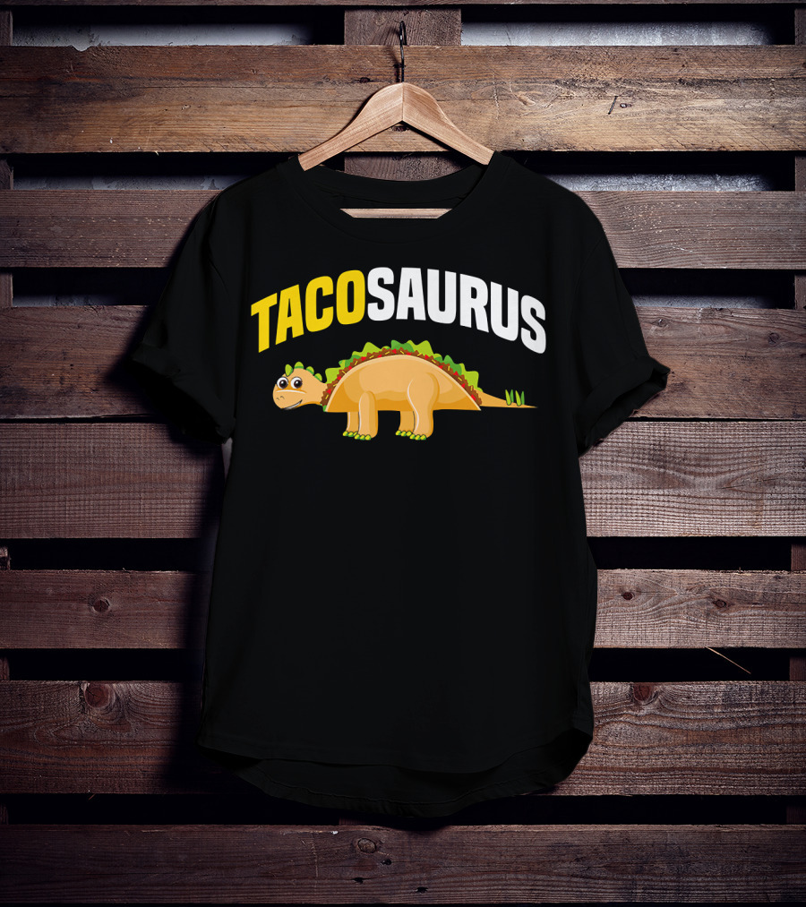 Tacosaurus Funny Dino Taco Lovers Cinco De Mayo T-Shirt