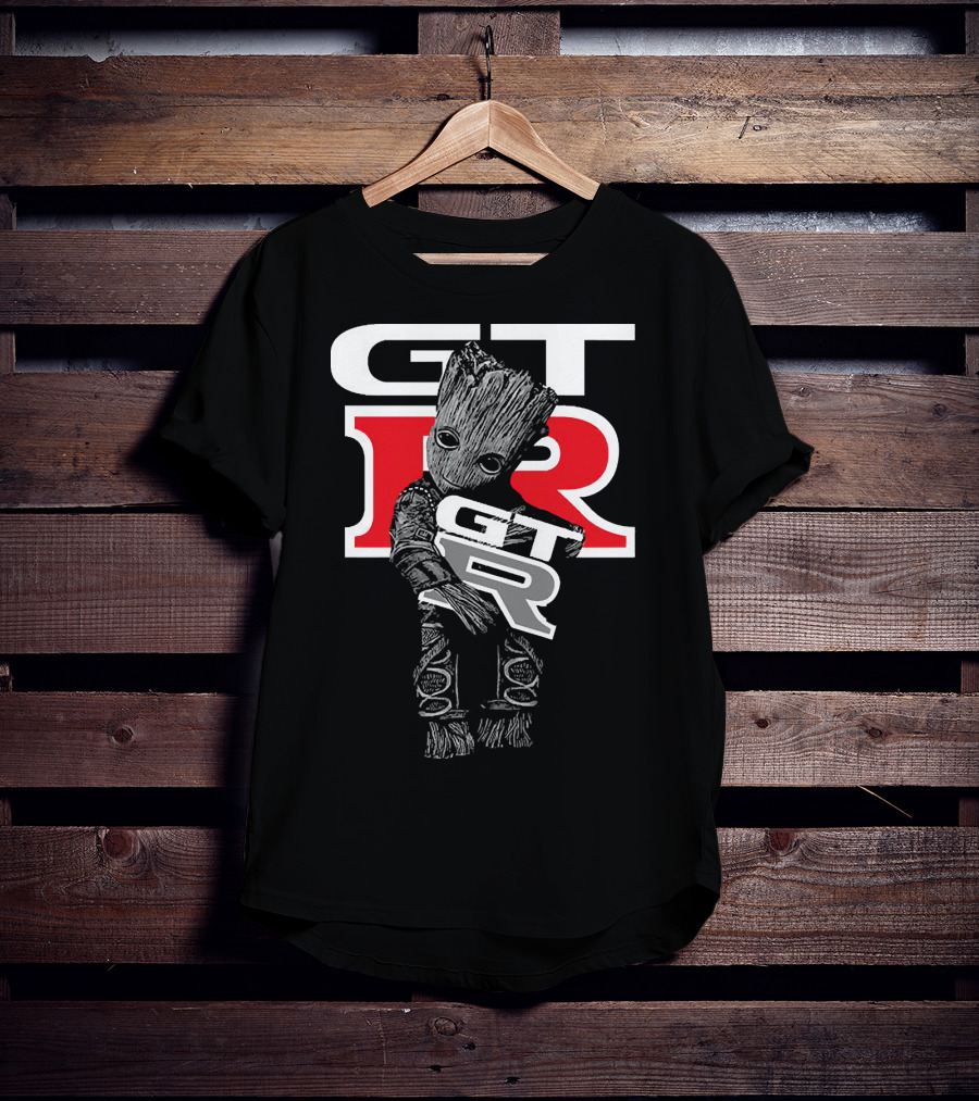 Baby Groot GT-R Hug Iconic T-Shirt