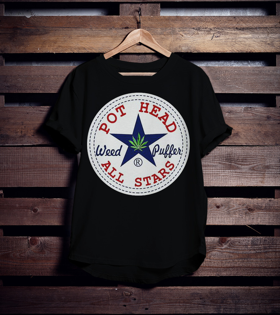 Pot Head All Stars Weed Puffer Star T-Shirt