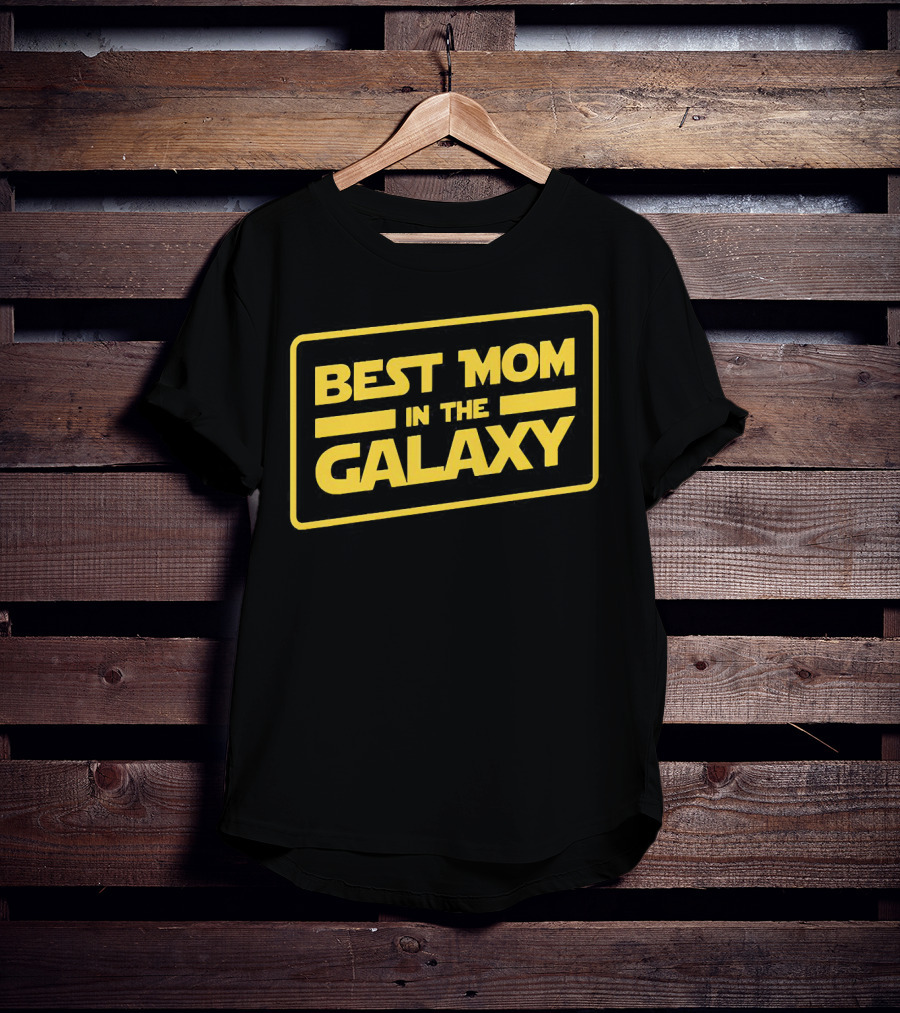 Best Mom In The Galaxy Star Wars Style T-Shirt