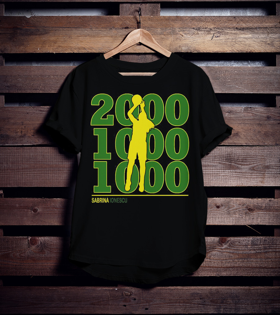 Sabrina Ionescu 2000 1000 1000 T-Shirt