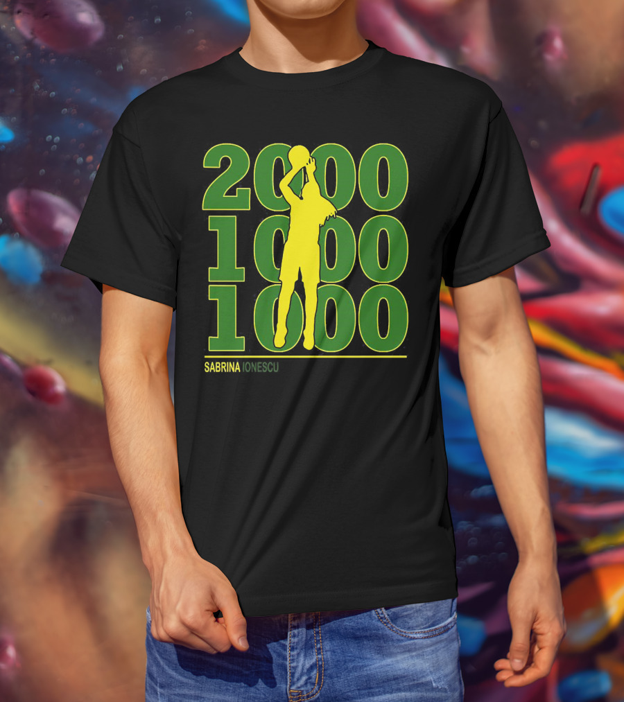 Sabrina Ionescu 2000 1000 1000 T-Shirt