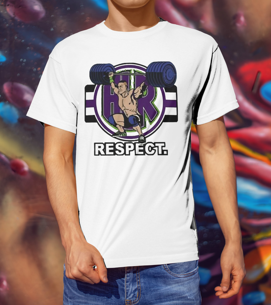 John Cena Cenation HR Respect Weightlifting Champion T-Shirt