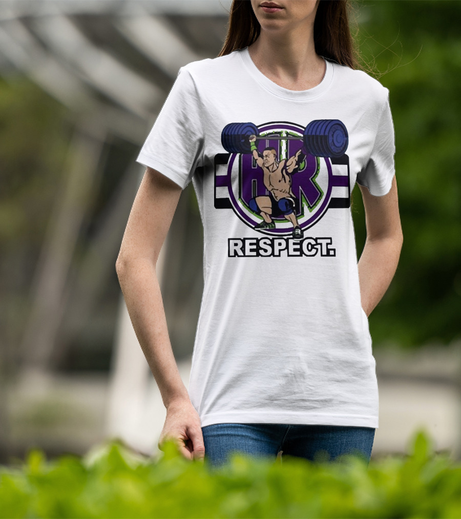 John Cena Cenation HR Respect Weightlifting Champion T-Shirt
