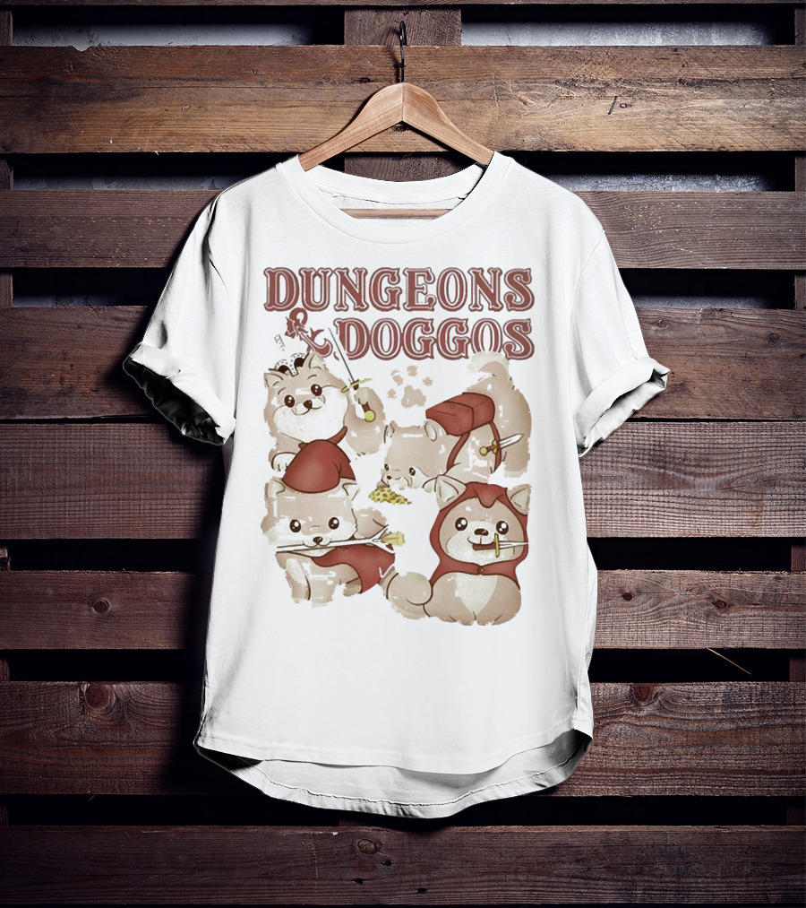 Dungeons And Doggos Adventure Pups T-Shirt