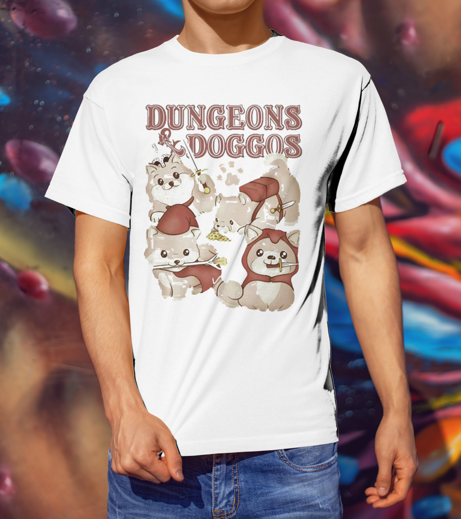 Dungeons And Doggos Adventure Pups T-Shirt
