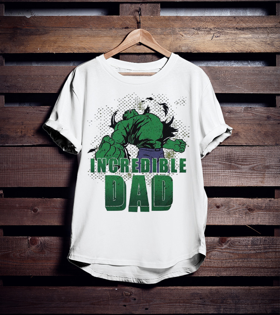 Marvel Hulk Father's Day Incredible Dad Hero T-Shirt