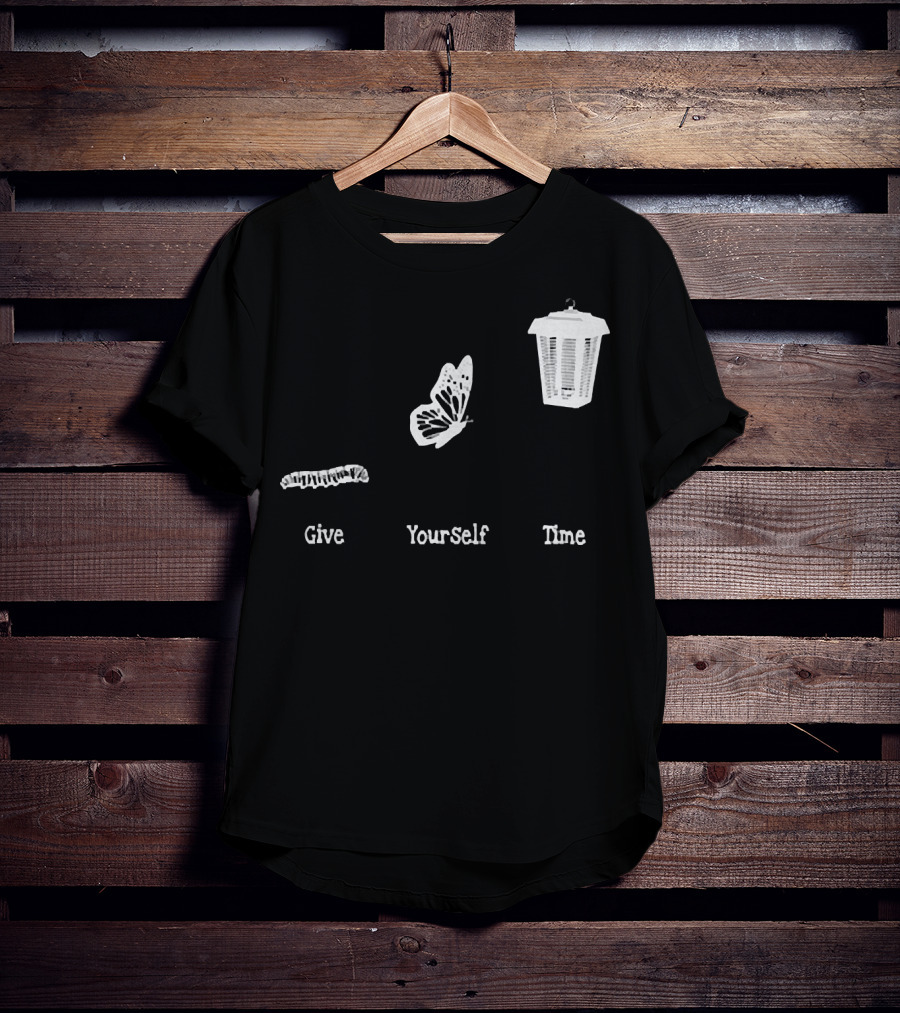 Give Yourself Time Bug Butterfly Lantern T-Shirt