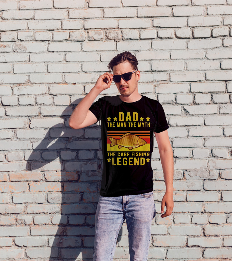 Dad The Man The Myth The Carp Fishing Legend Classic T-Shirt