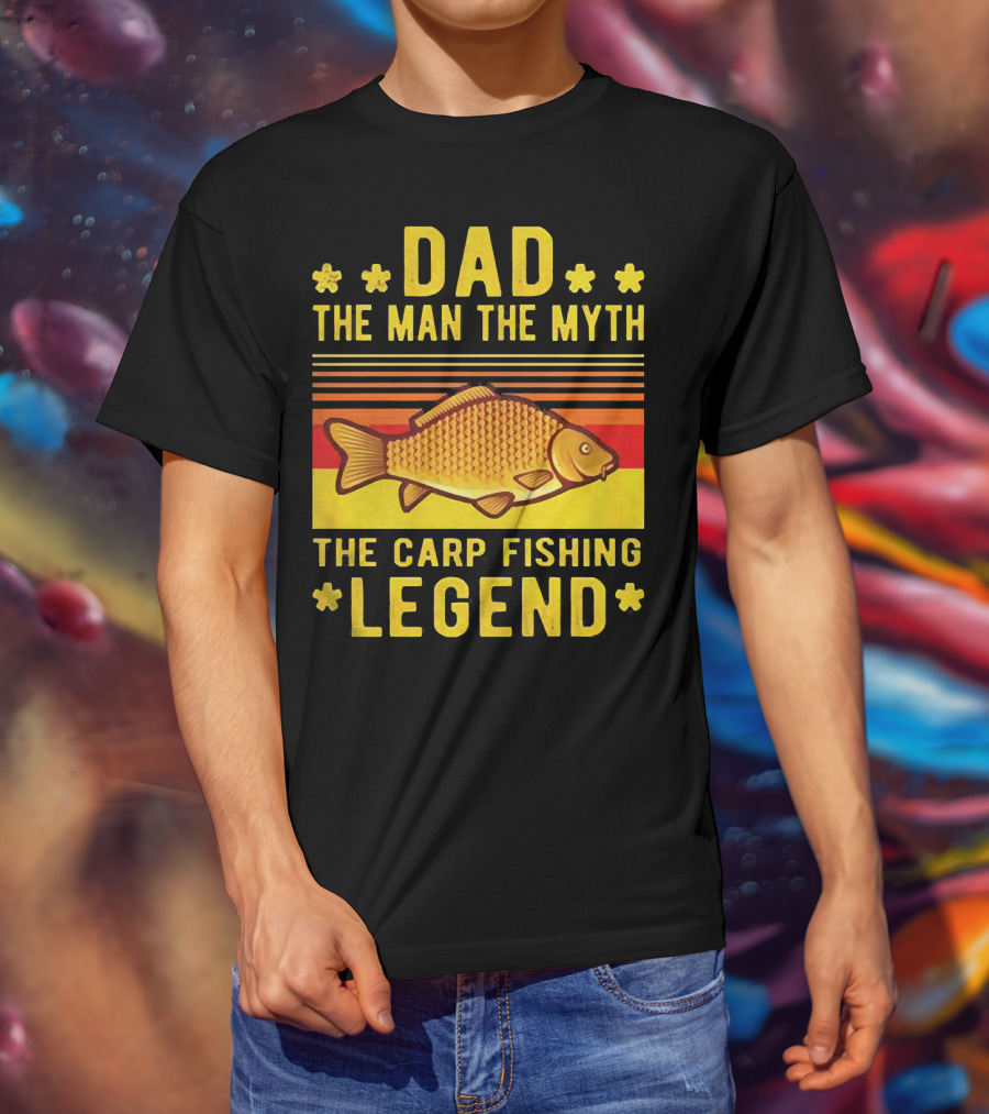 Dad The Man The Myth The Carp Fishing Legend Classic T-Shirt