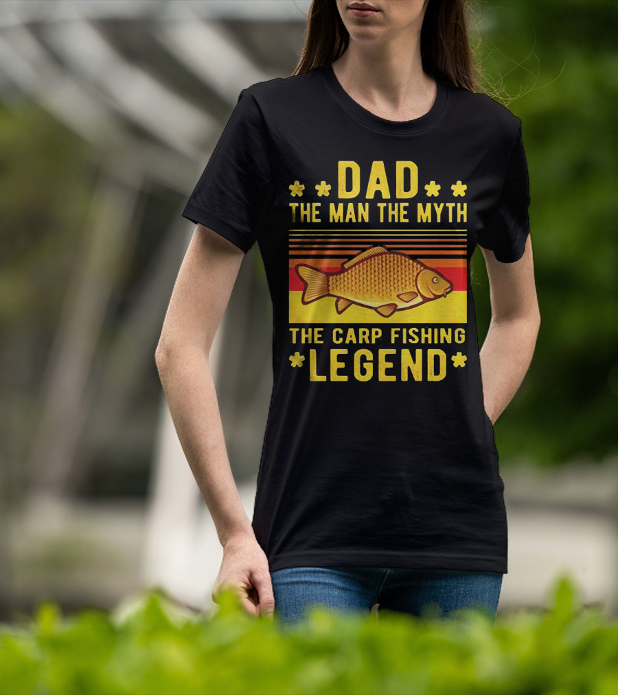 Dad The Man The Myth The Carp Fishing Legend Classic T-Shirt