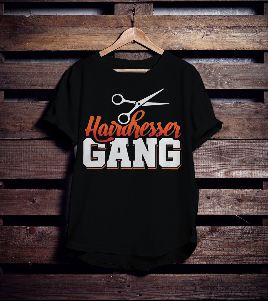 Hairdresser Gang Scissors T-Shirt